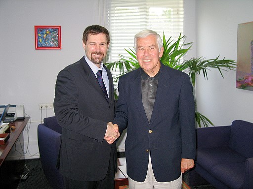 US Senator Richard Lugar Visits the STCU