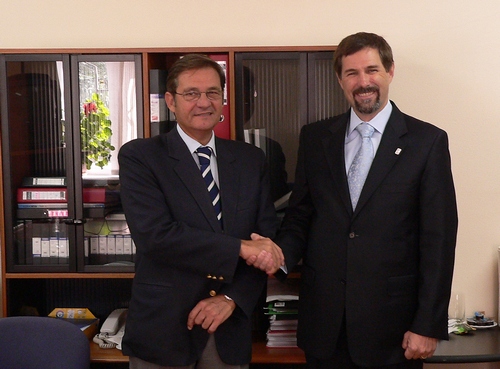 Head of the European Commission Delegation to Ukraine visits STCU, 3 September 2009