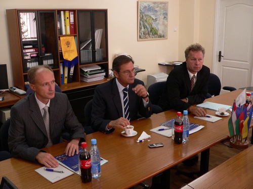 Head of the European Commission Delegation to Ukraine visits STCU, 3 September 2009