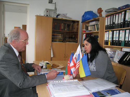 STCU DED(USA) meets with Ms. Natia Jokhadze, Director of the Georgian National Science Foundation (GNSF)