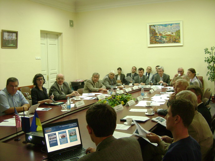 The US DOE conducted a working meeting with National Technical University of Ukraine Kyiv Polytechnic Institute on Sep 7, 2012