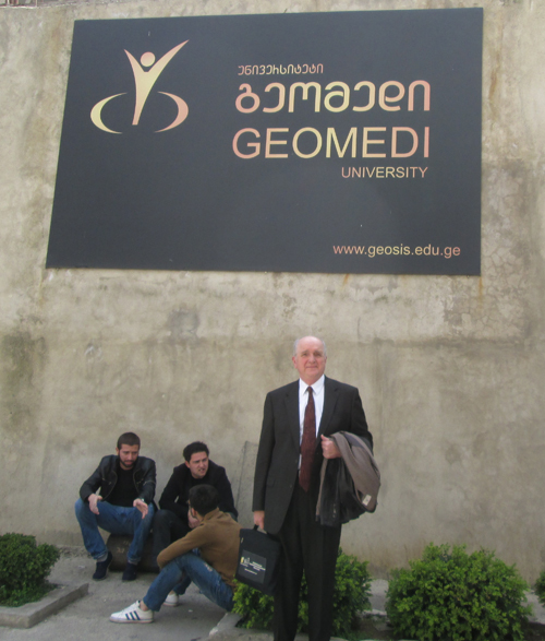 Georgia Meeting with the Rector of GEOMedi