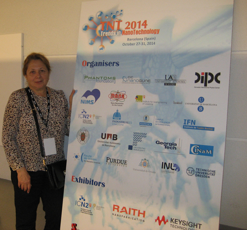 STCU participated in the 15th International Conference Trends in NanoTechnology TNT 2014