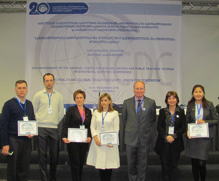 ISTC-STCU delegation participated in the International Scientific Conference devoted to the 20th Anniversary of the National Center for Disease Control and Public Health of Georgia.